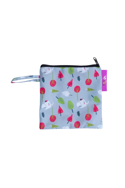 Baveta lunga cu buzunar - Copacei colorati