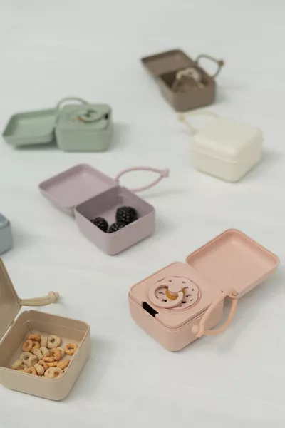 BIBS - Cutie multifunctionala pentru depozitare suzete, Dusky Lilac