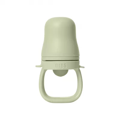 BIBS - Dispozitiv de hranire Baby Feeder cu 2 tetine din silicon, Sage