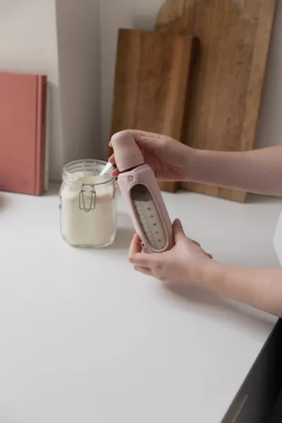 BIBS - Husa pentru biberonul din sticla 225 ml, Blush