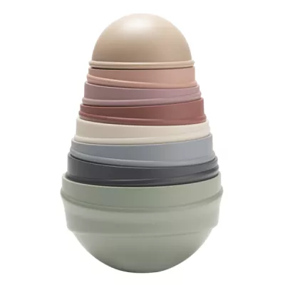 BIBS -  Jucaria Turnul Wobbly, Pastel Rainbow