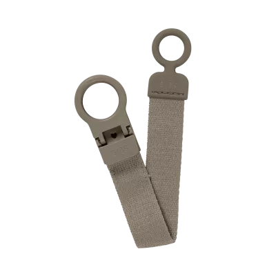 BIBS - Lantisor clip Loop pentru suzeta, Dark Oak