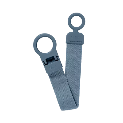 BIBS - Lantisor clip Loop pentru suzeta, Petrol