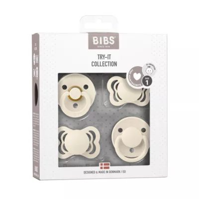 BIBS - Set 4 suzete Try-it collection 0 luni +
