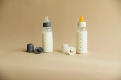 BIBS - Set complet biberon anticolici PP fara BPA, 150 ml, Latex, Sage