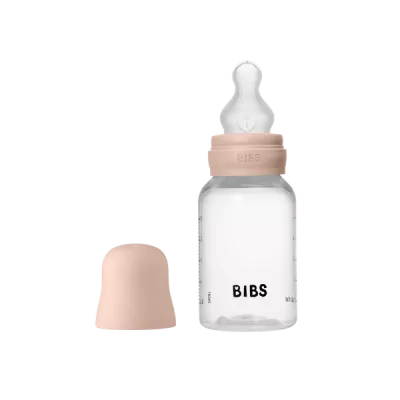 BIBS - Set complet biberon anticolici PP fara BPA, 150 ml, Silicon, Blush