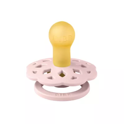 BIBS - Suzeta Boheme Latex, tetina rotunda, 0 luni +-Blossom