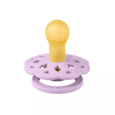 BIBS - Suzeta Boheme Latex, tetina rotunda, 0 luni +-Violet Sky