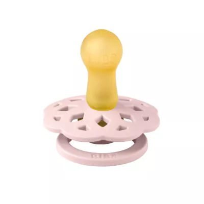 BIBS - Suzeta Boheme Latex, tetina rotunda, 6 luni +-Blossom