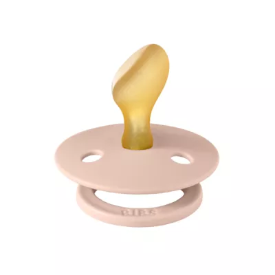 BIBS - Suzeta Colour Latex, tetina anatomica, 6 luni +-Blush