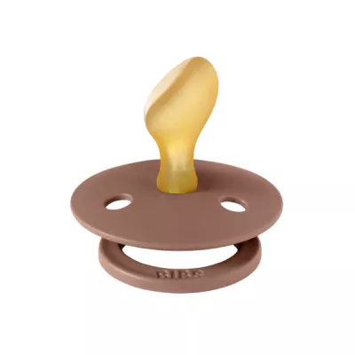 BIBS - Suzeta Colour Latex, tetina anatomica, 6 luni +-Woodchuck