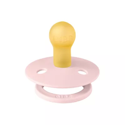 BIBS - Suzeta Colour Latex, tetina rotunda, 0 luni +-Blossom