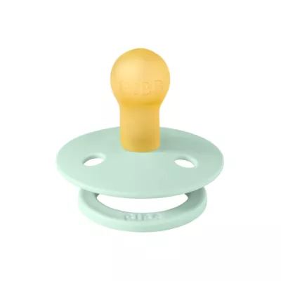 BIBS - Suzeta Colour Latex, tetina rotunda, 0 luni +-Nordic Mint