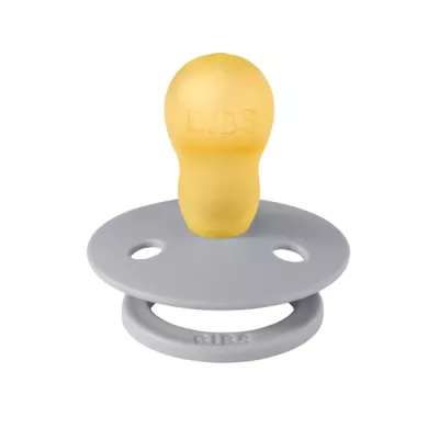 BIBS - Suzeta Colour Latex, tetina rotunda, 18 luni+-Cloud