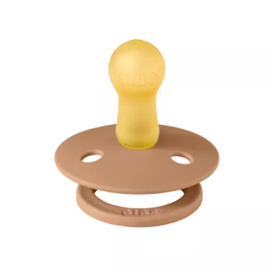 BIBS - Suzeta Colour Latex, tetina rotunda, 6 luni +-Earth