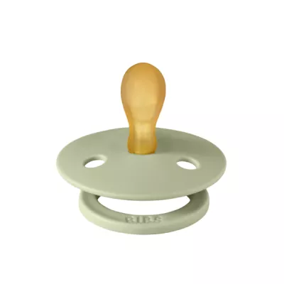 BIBS - Suzeta Colour Latex, tetina simetrica, 0 luni +-Sage