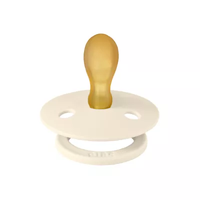 BIBS - Suzeta Colour Latex, tetina simetrica, 6 luni +-Ivory