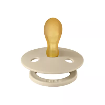 BIBS - Suzeta Colour Latex, tetina simetrica, 6 luni +-Vanilla