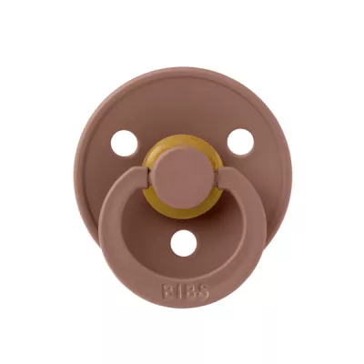 BIBS - Suzeta Colour Latex, tetina simetrica, 6 luni +-Woodchuck