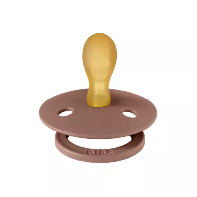 BIBS - Suzeta Colour Latex, tetina simetrica, 6 luni +-Woodchuck