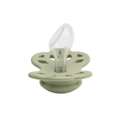 BIBS - Suzeta Infinity Silicon, tetina anatomica, 6 luni +-Sage