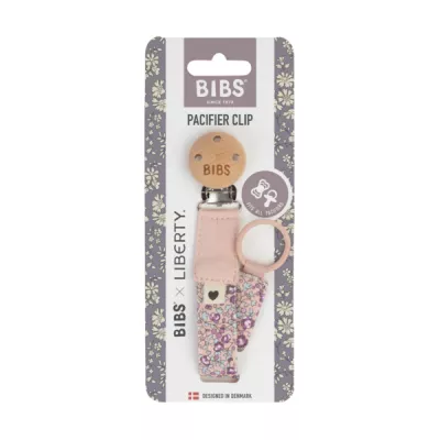 BIBS x LIBERTY - Lantisor clip pentru suzeta, Eloise Blush