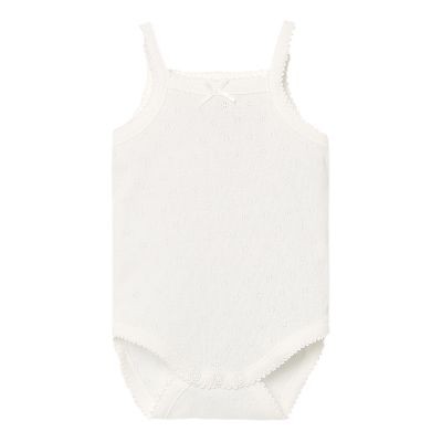 Body clasic cu bretele - Crem - Mayoral