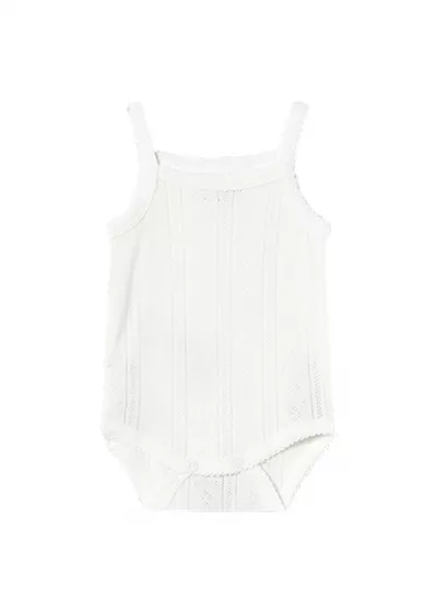 Body cu bretele - alb - Mayoral 18 luni