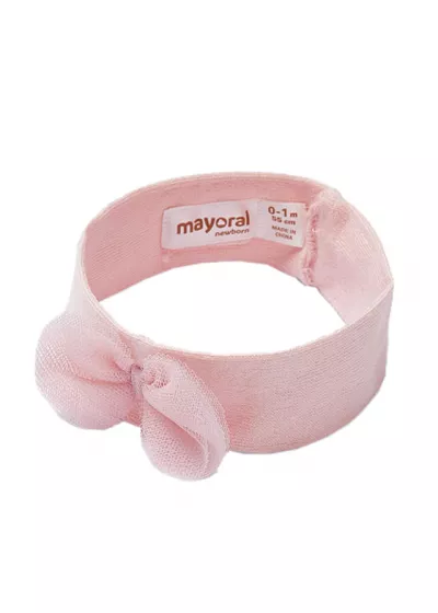 Body cu maneca lunga + fustita tul si ciorapi + bentita - Roz - Mayoral  4-6 luni