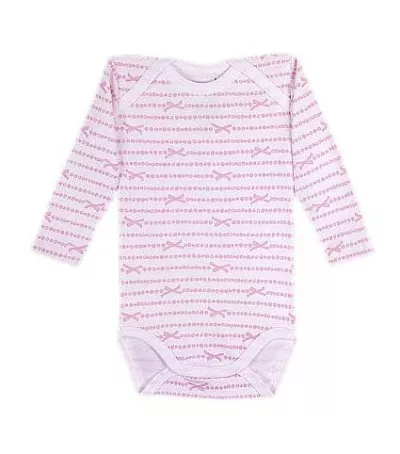 Body manca lunga imprimeu pastel 24 luni