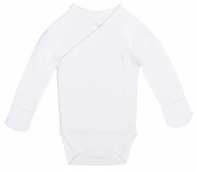Body maneca lunga cu manusi - Kara Baby  0-1 luni (50-56cm)