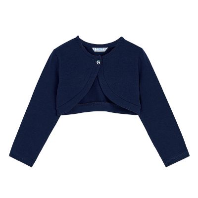 Bolero clasic tricotat - Albastru - Mayora 2 ani