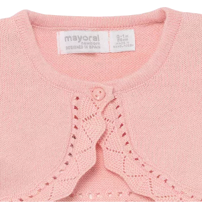 Bolero cu dantela - Roz - Mayoral 2-4 luni
