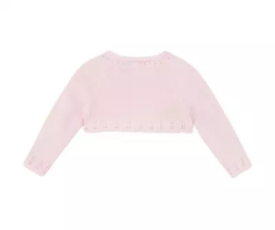 Bolero  tricot cu bumbac sustenabil- Alb - Mayoral  2-4 luni