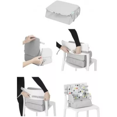 Booster 2in1 - Sunday Pop, (scaun rapel si geanta) - Badabulle