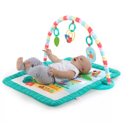 Bright Starts - Salteluta de joaca cu bara de jucarii Tiki Toy Bar