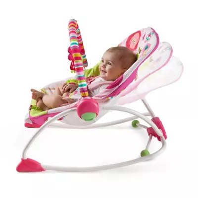 Balansoar cu vibratii 2in1 - Raspberry Garden - Bright Starts