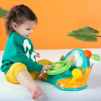 Bright Starts - Jucarie multifunctionala cu volan Lights & Colors Driverâ„¢