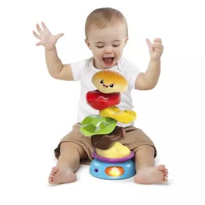Jucarie Muzicala - Stack'n Spin Burger - Bright Starts