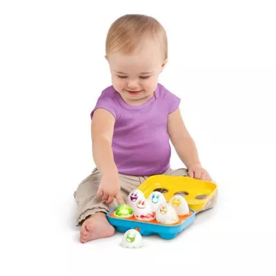 Jucarie Put N Shake Eggs - Giggling Gourmet - Bright Starts
