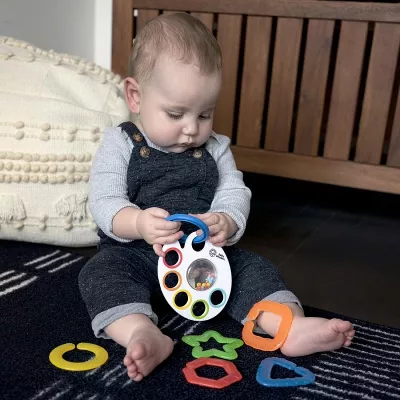 Bright Starts - Jucarie zornaitoare cu inele multicolore