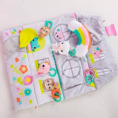 Bright Starts - Salteluta de activitati & Casuta de papusi Floors of Fun