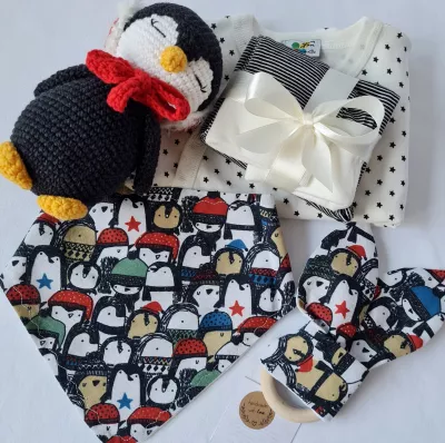 Cadou bebelusi - Pinguin negru - Bestfam