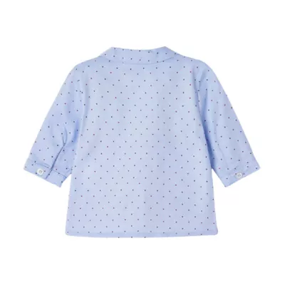 Camasa maneca lunga - bleu / picouri - ECOFRIENDS - Mayoral 1-2 luni