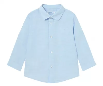 Camasa maneca lunga - in basic - Bleu  - Mayoral  3 ani