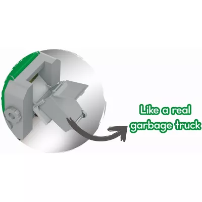 Camion de gunoi - 43 cm - Dolu