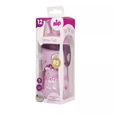 Cana Straw Cup Girl cu clip si pai de baut,nip 35068