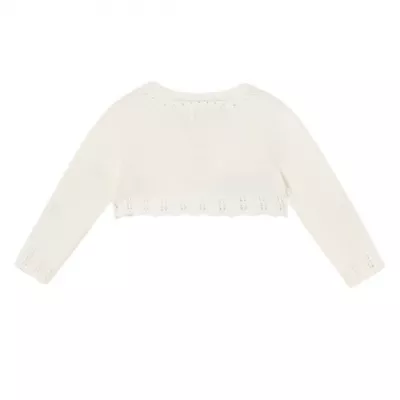 Cardigan Roz pal tricot cu bumbac sustenabil Mayoral 2-4 luni