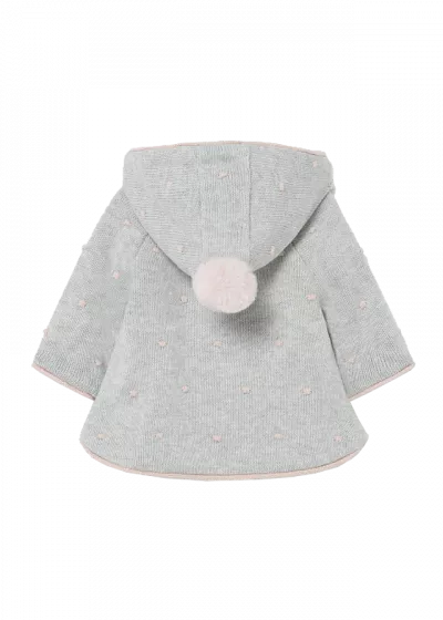 Cardigan tricot cu buzunare - Gri - Mayoral  