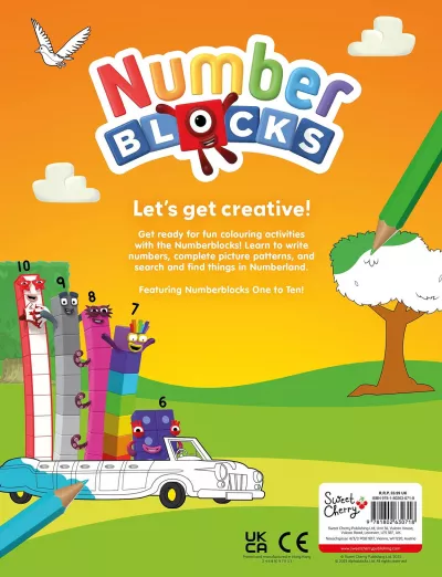 Carte cu activitati Numberblocks - Colorez & ma distrez